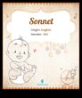 Saulainie soneti Literārs un poētisks informācija mazuļu vārdiem